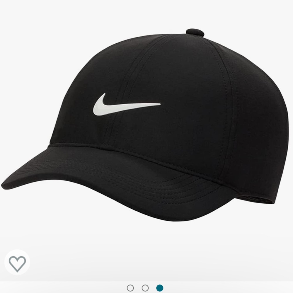 black nike swoosh dri fit hat